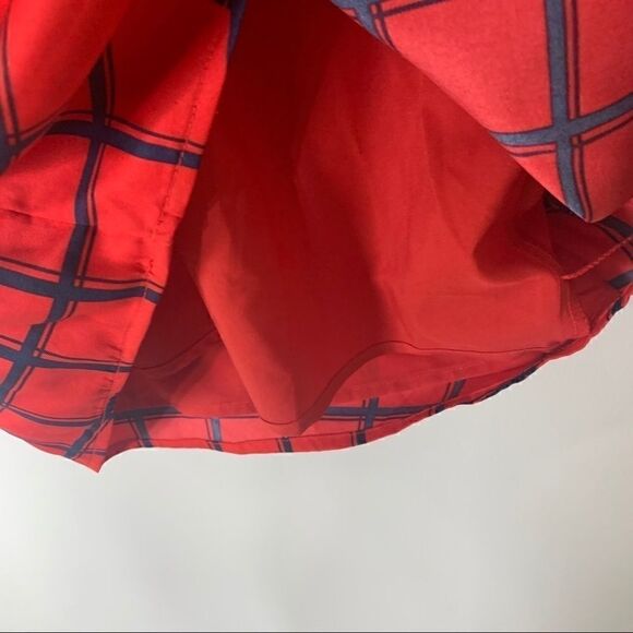 18.) The Limited medium red navy blue tunic - Picture 7 of 11